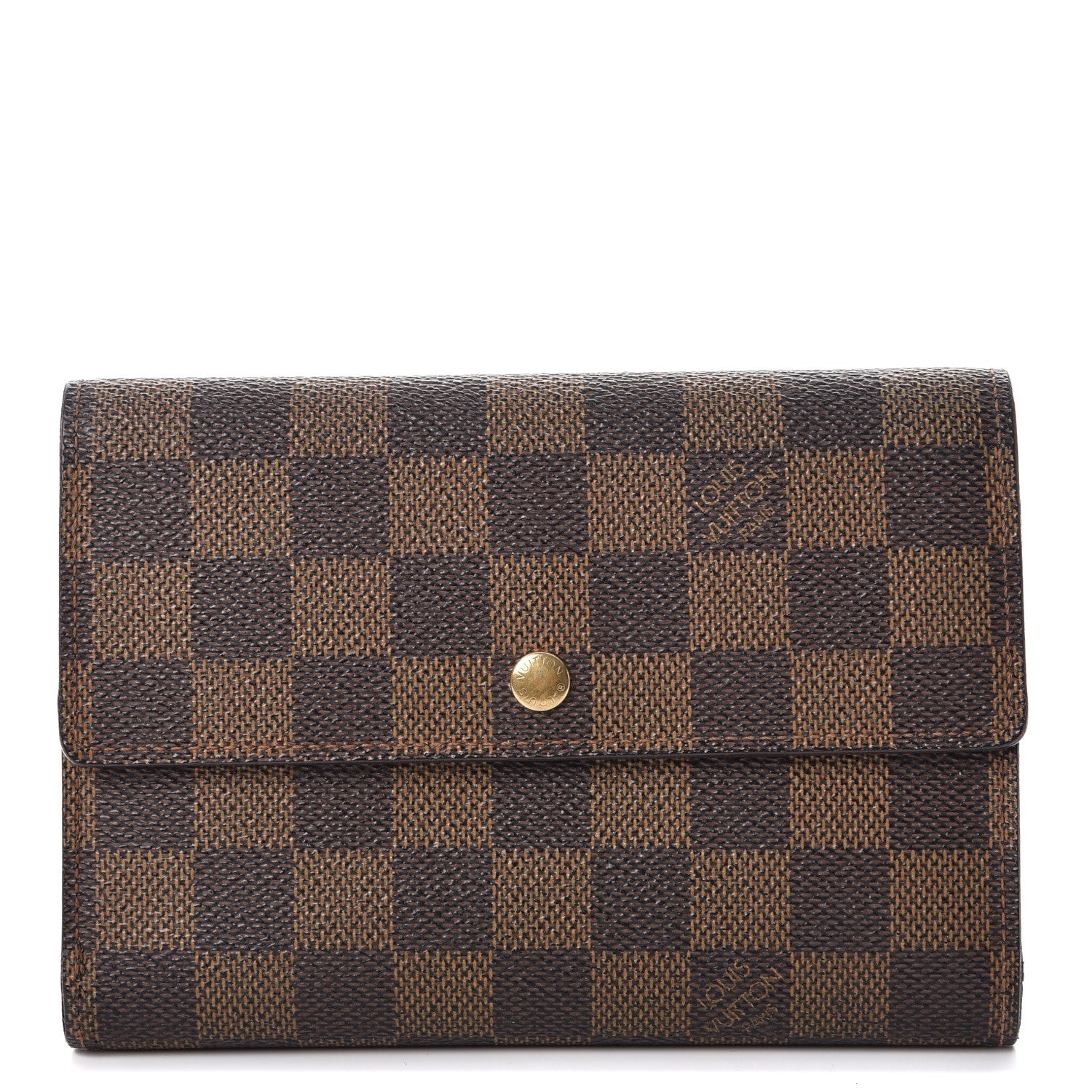 Louis Vuitton Damier Ebene Porte Tresor Etui Papier Wallet 1 of 13