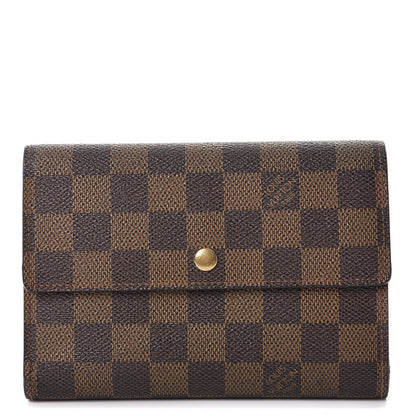 Louis Vuitton Damier Ebene Porte Tresor Etui Papier Wallet 1 of 13