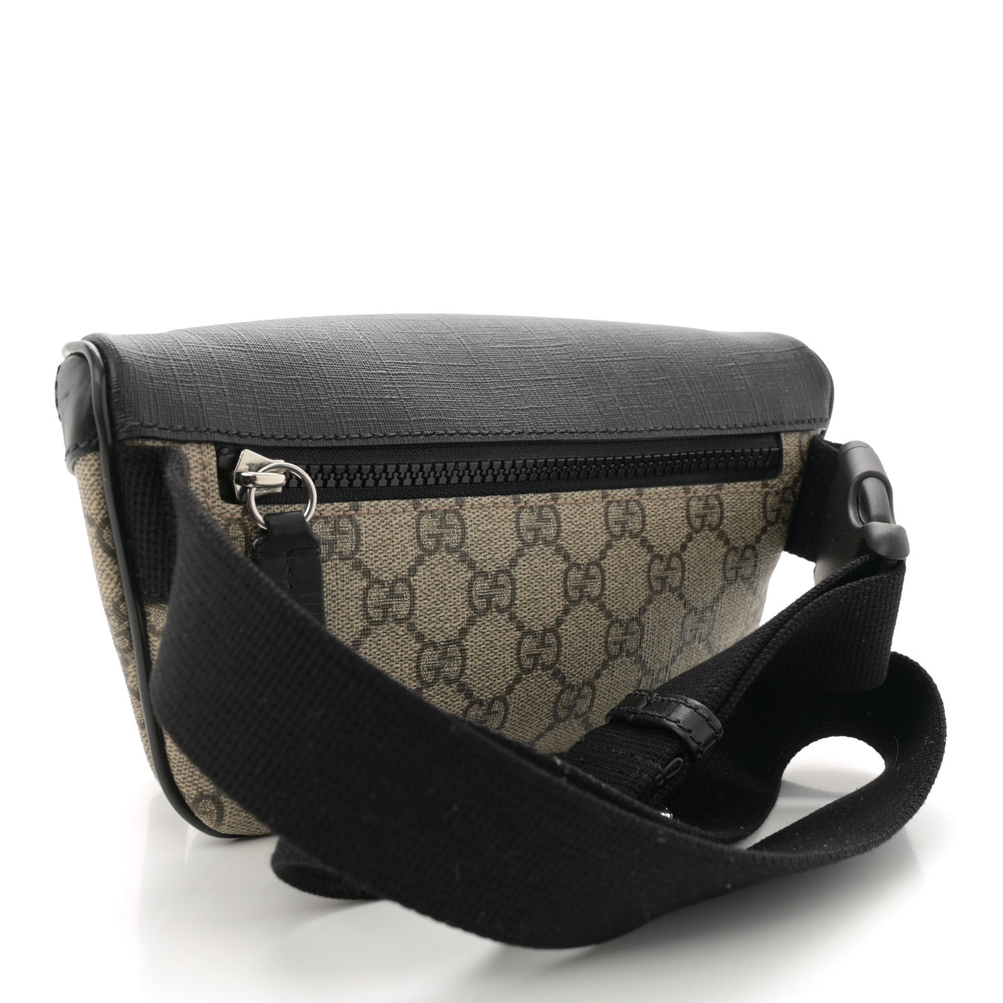 GG Supreme Monogram Belt Bag Black