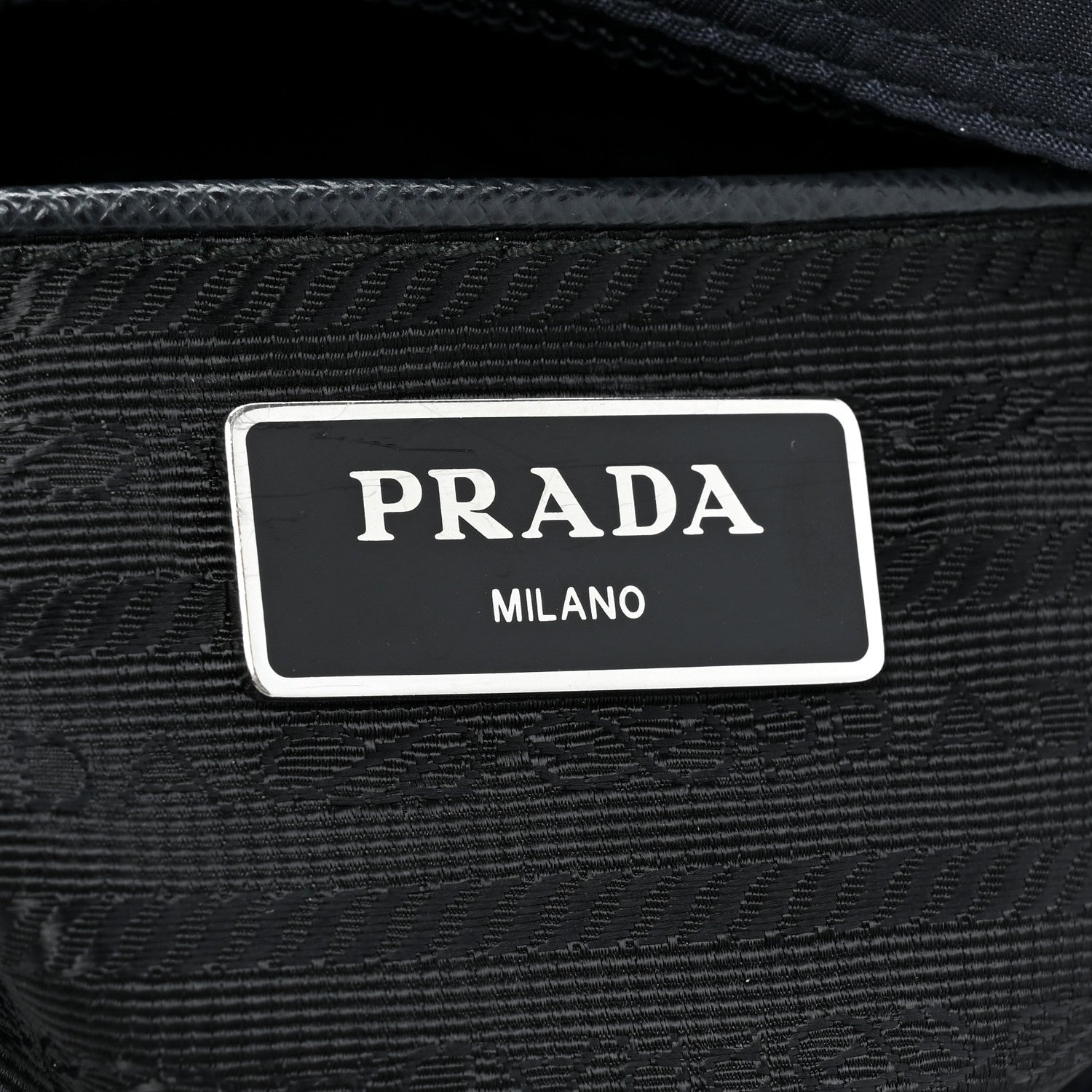 Prada Tessuto Nylon Vela Messenger Bag Blue Black 7 of 10