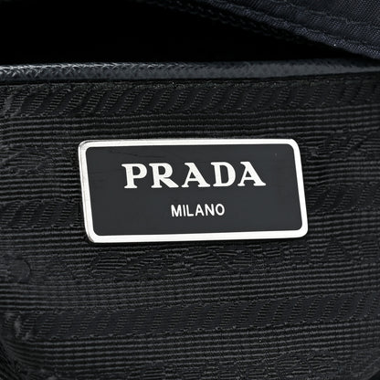 Prada Tessuto Nylon Vela Messenger Bag Blue Black 7 of 10