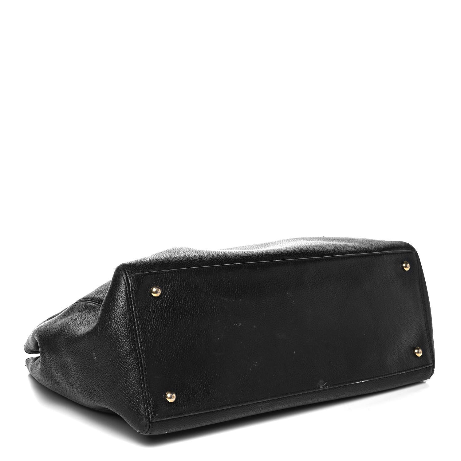 Chanel Calfskin Cerf Executive Shopper Tote Black 4 of 9