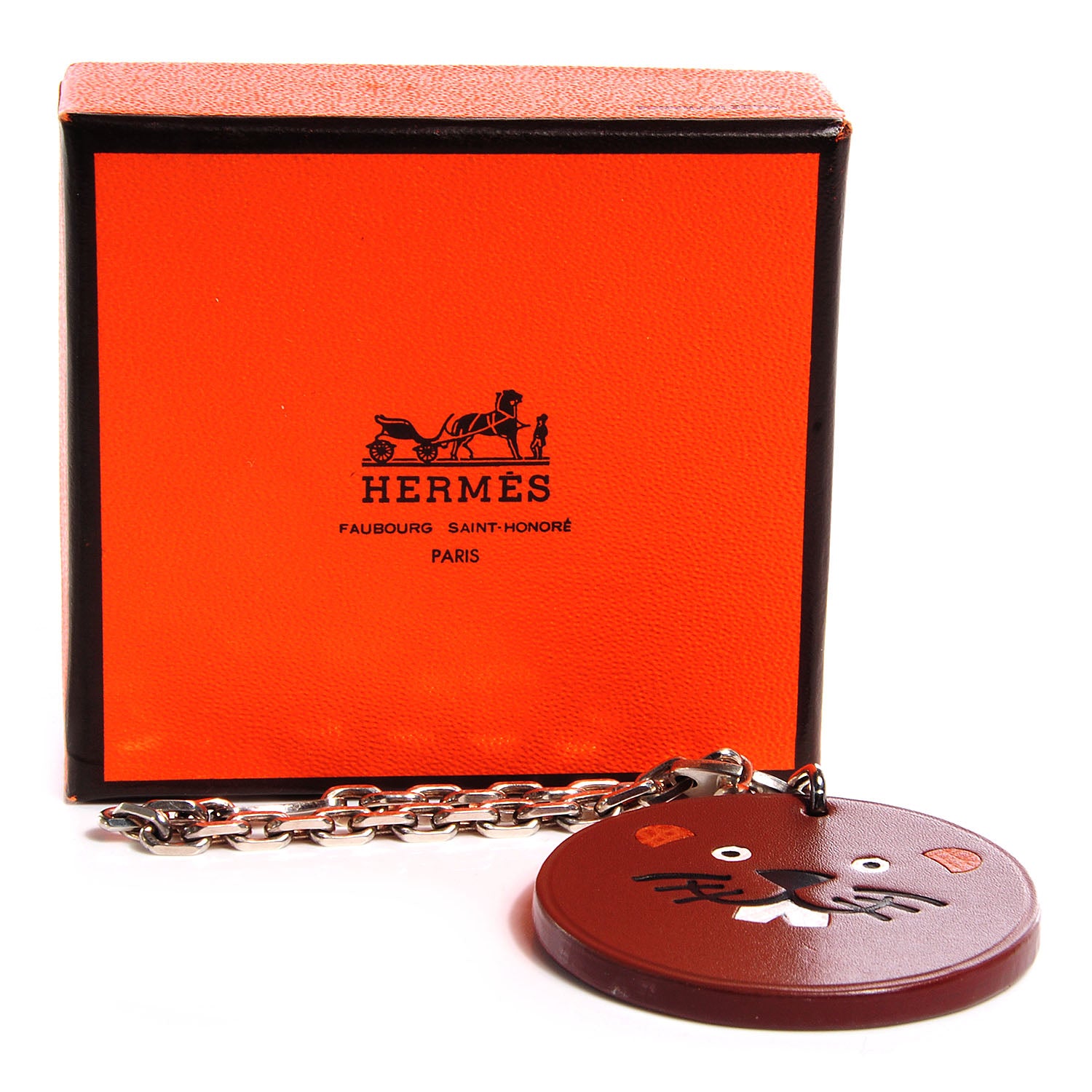 Hermes Chamonix Beaver Key Chain 4 of 4