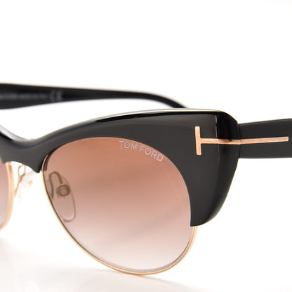 Tom Ford Lola Cat Eye Sunglasses TF387 Black 7 of 9