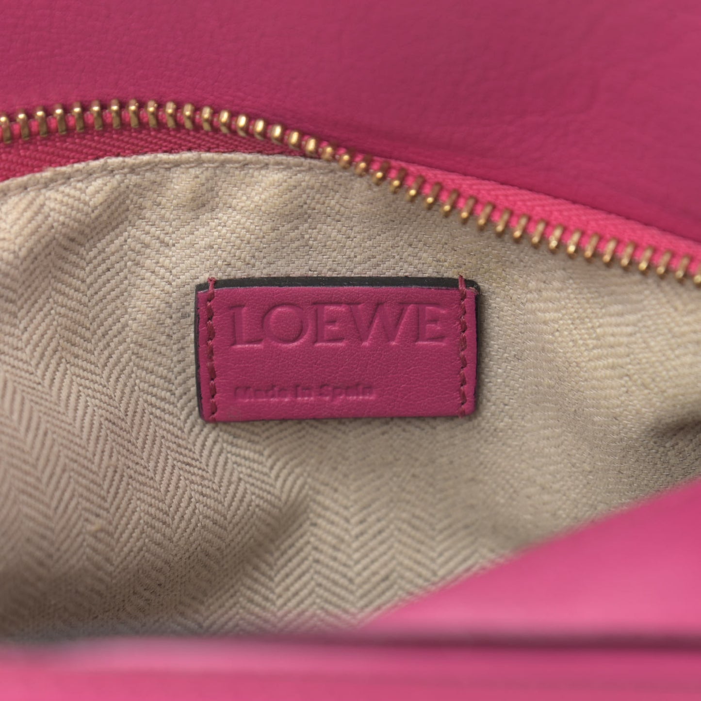 Calfskin Small Puzzle Bag Fuchsia