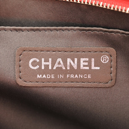 Chanel Patent Calfskin Lucky Symbols Pochette Coral 8 of 12