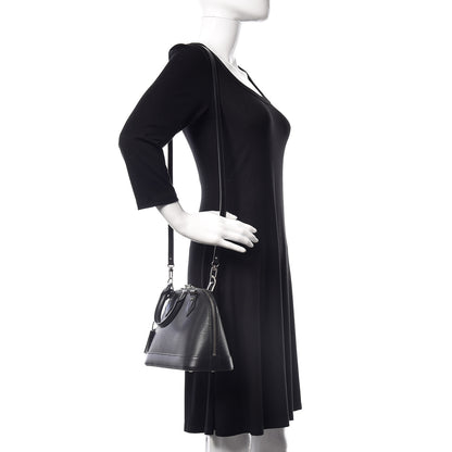 Louis Vuitton Epi Alma BB Black 2 of 9