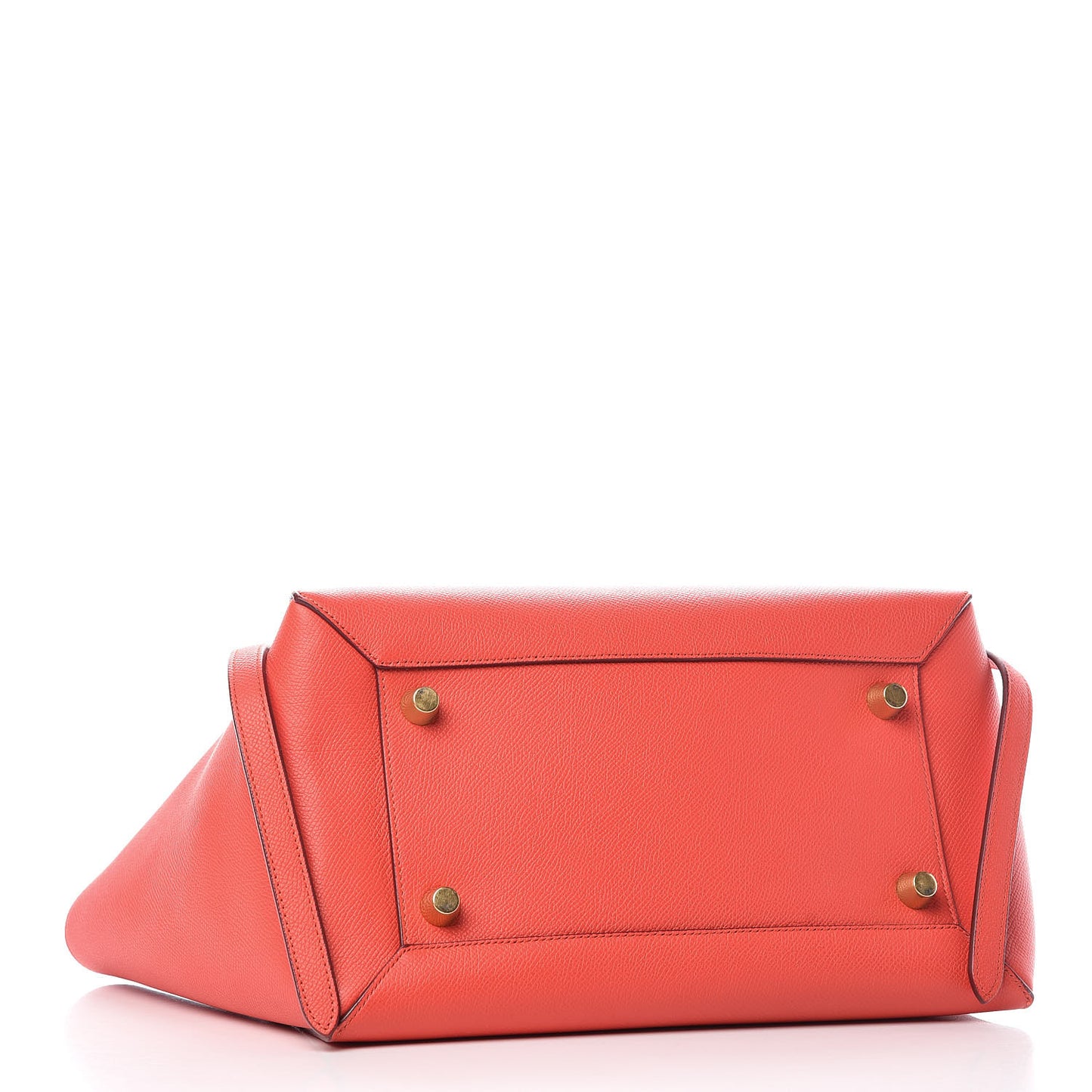 Grained Calfskin Mini Belt Bag Vermillion