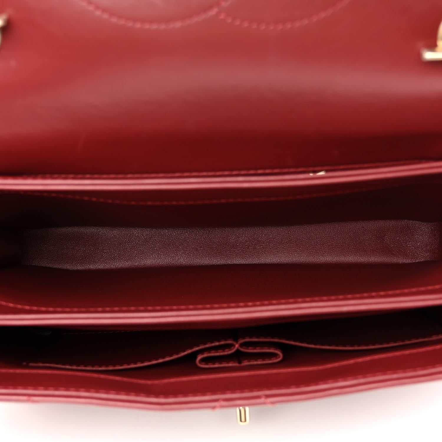 Chanel Lambskin Quilted Medium Trendy CC Flap Dual Handle Bag Burgundy 6 of 9
