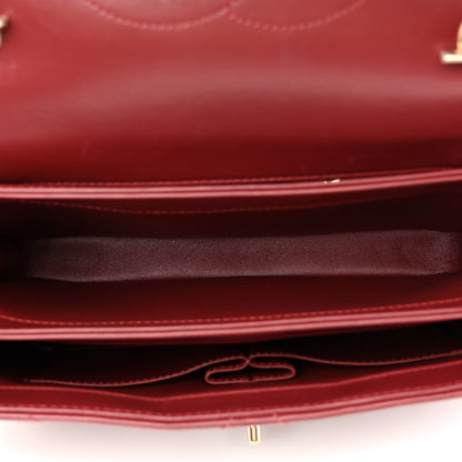 Chanel Lambskin Quilted Medium Trendy CC Flap Dual Handle Bag Burgundy 6 of 9