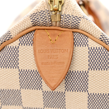Louis Vuitton Damier Azur Speedy 30 6 of 10