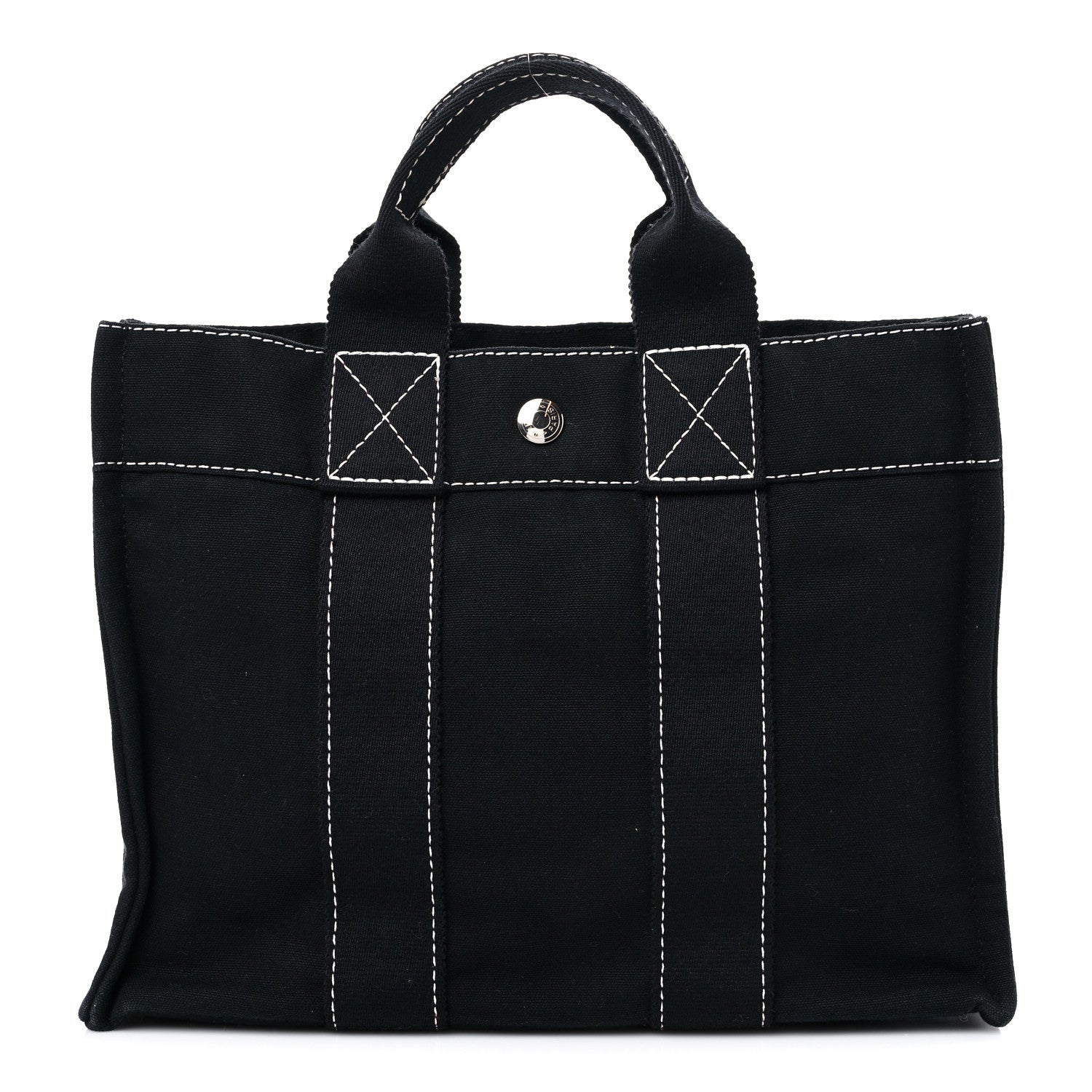 Hermes Canvas Fourre Tout PM Black 1 of 10