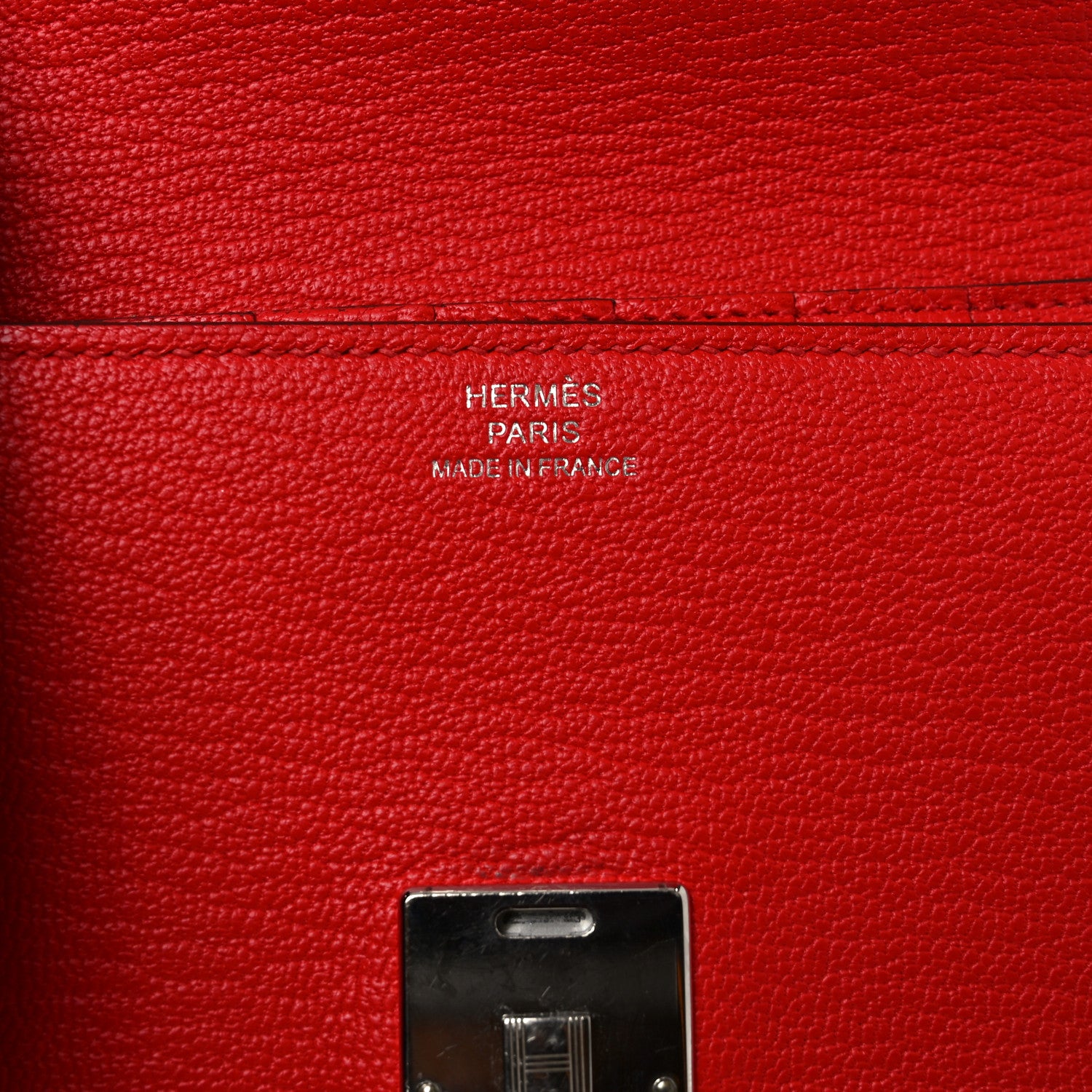 Hermes Chevre Mysore Clic 12 Wallet Vermillion 6 of 6