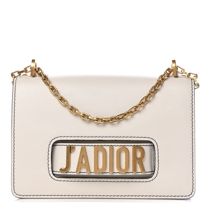 Christian Dior Calfskin J'Adior Chain Flap Bag Off White 1 of 11
