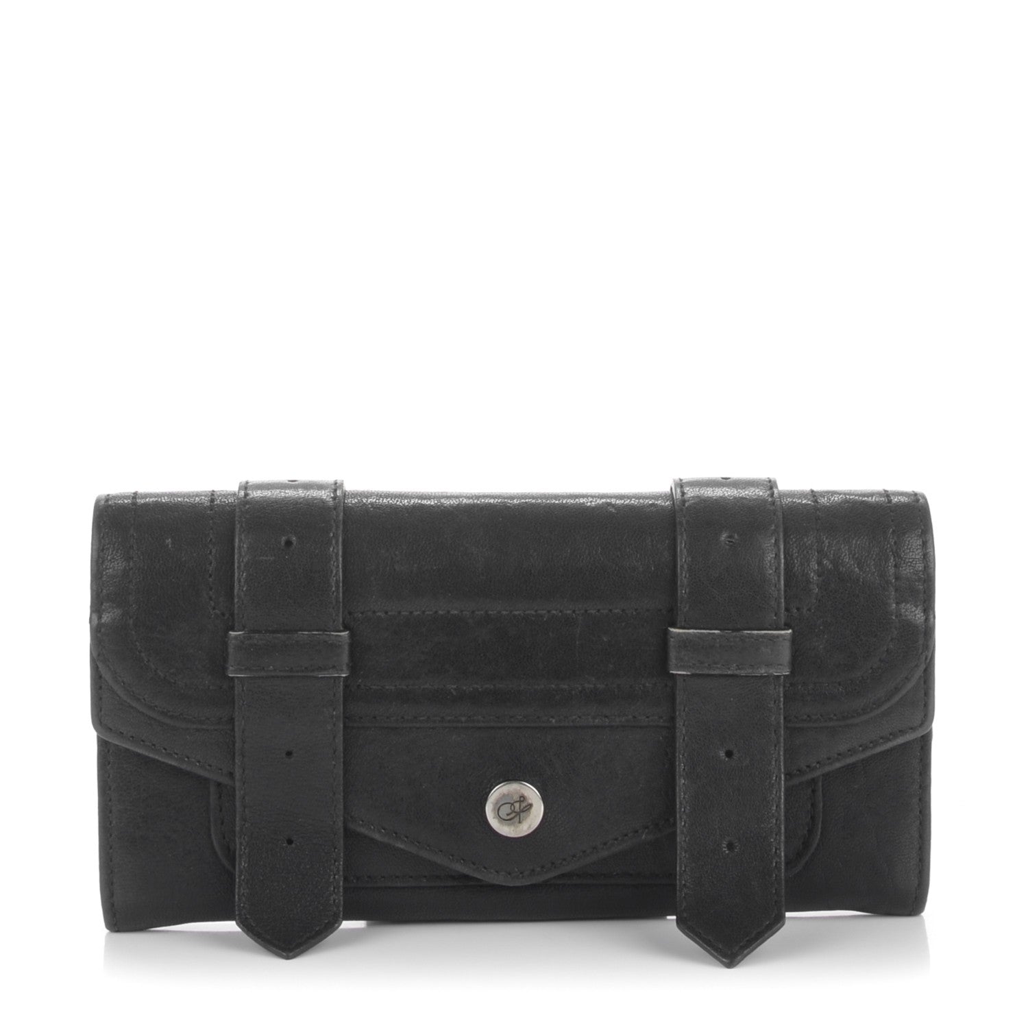 Proenza Schouler Lambskin PS1 Continental Wallet Black 1 of 6