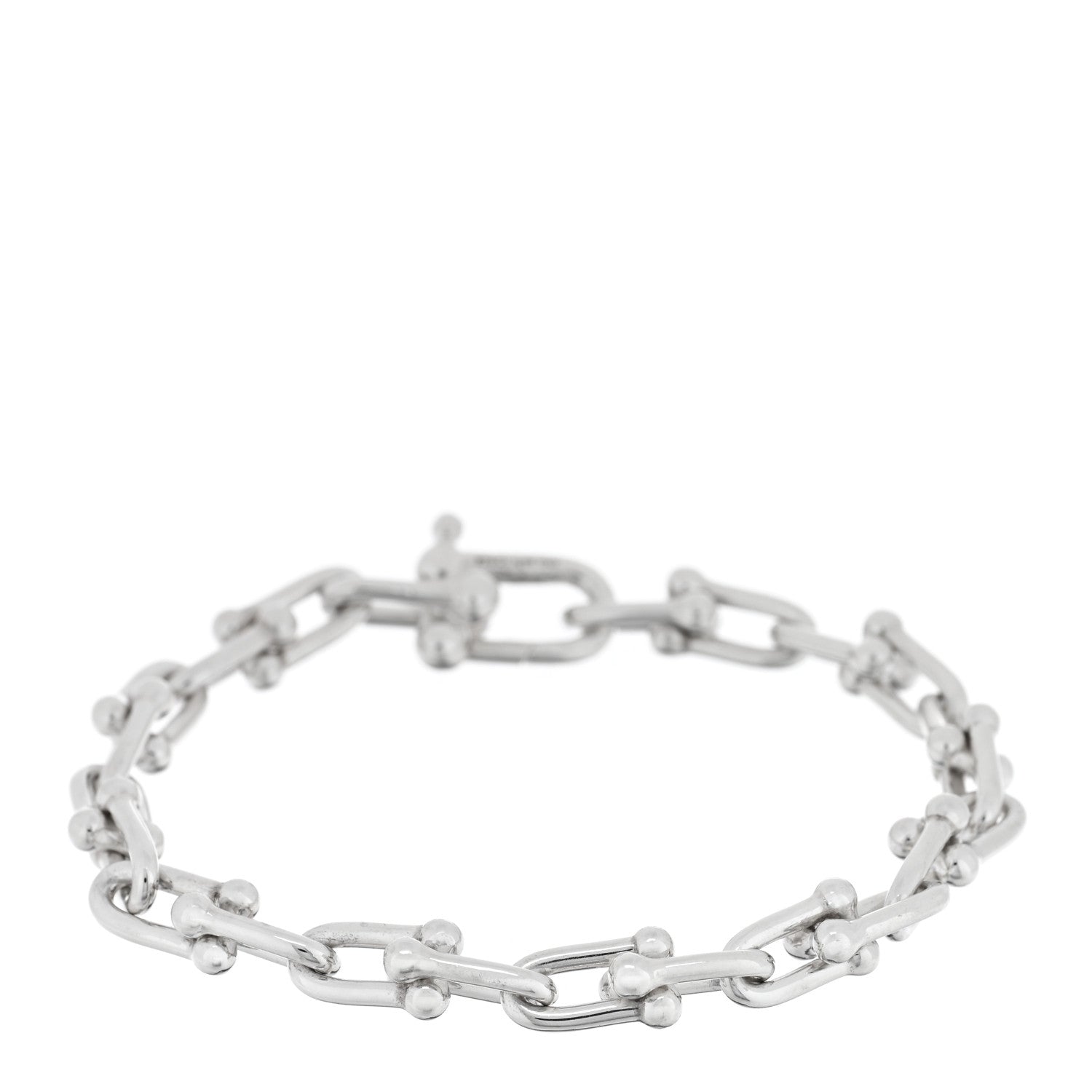 Tiffany Sterling Silver Medium HardWear Link Bracelet 1 of 4