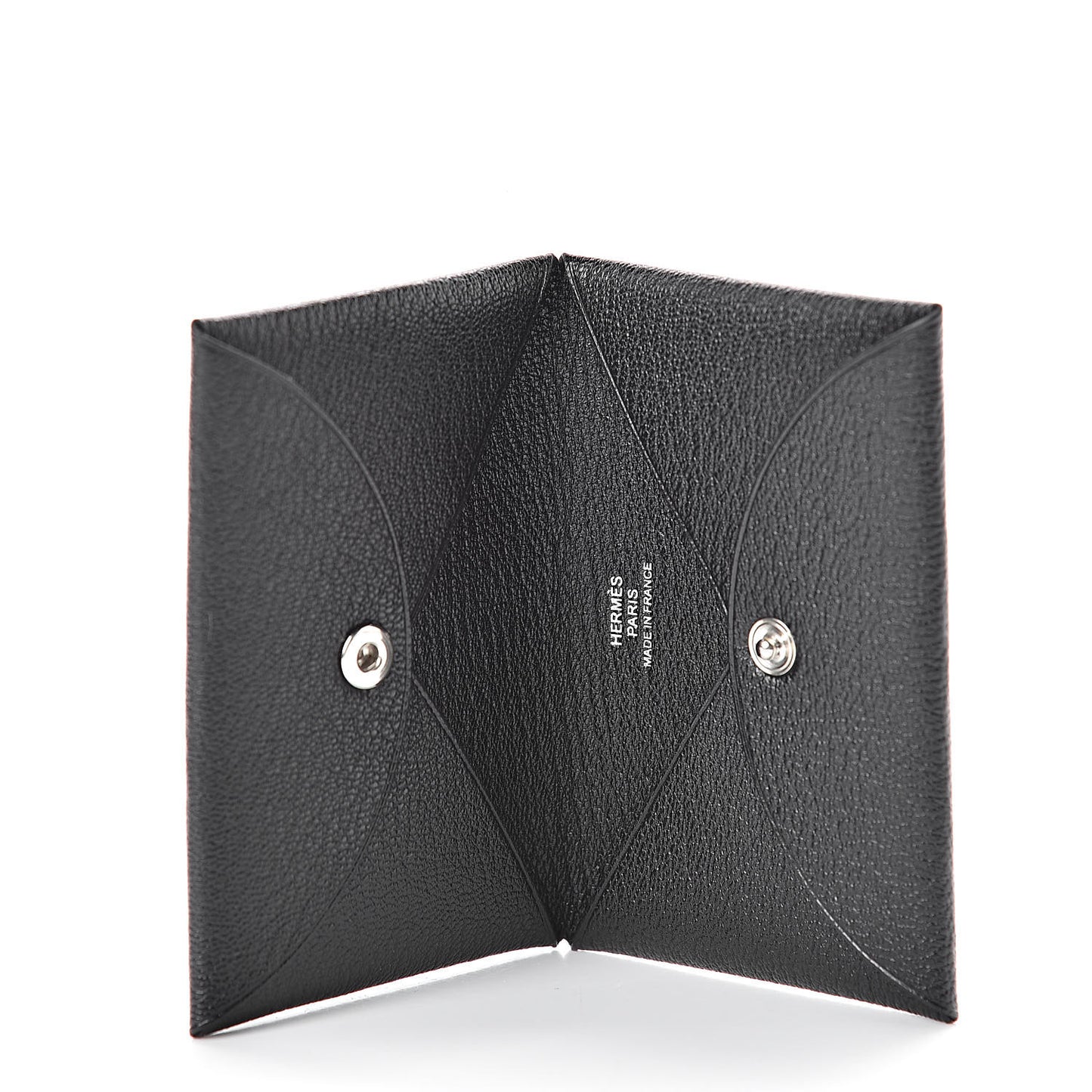 Chevre Mysore Calvi Card Case Black