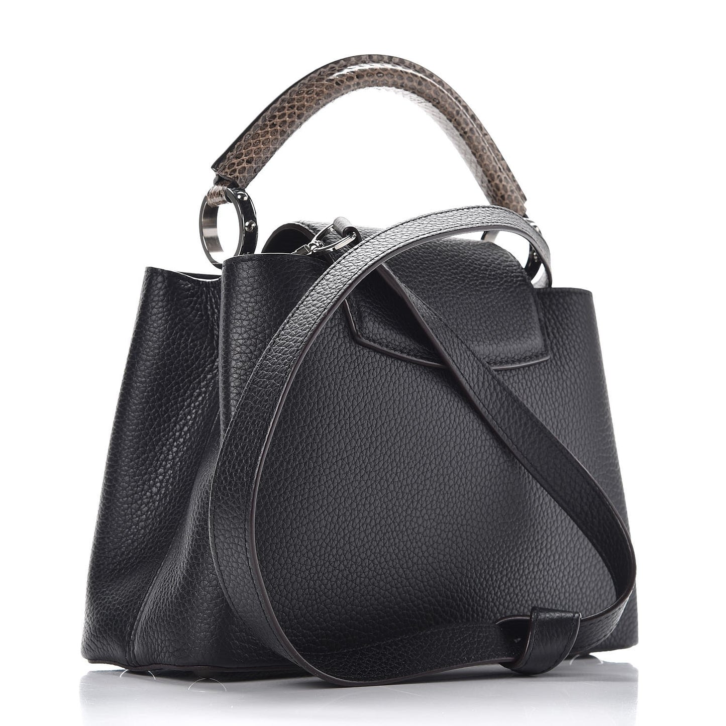 Taurillon Python Capucines BB Black
