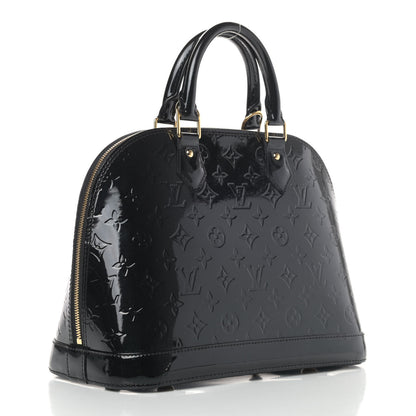 Louis Vuitton Vernis Alma PM Noir Magnetique 2 of 5