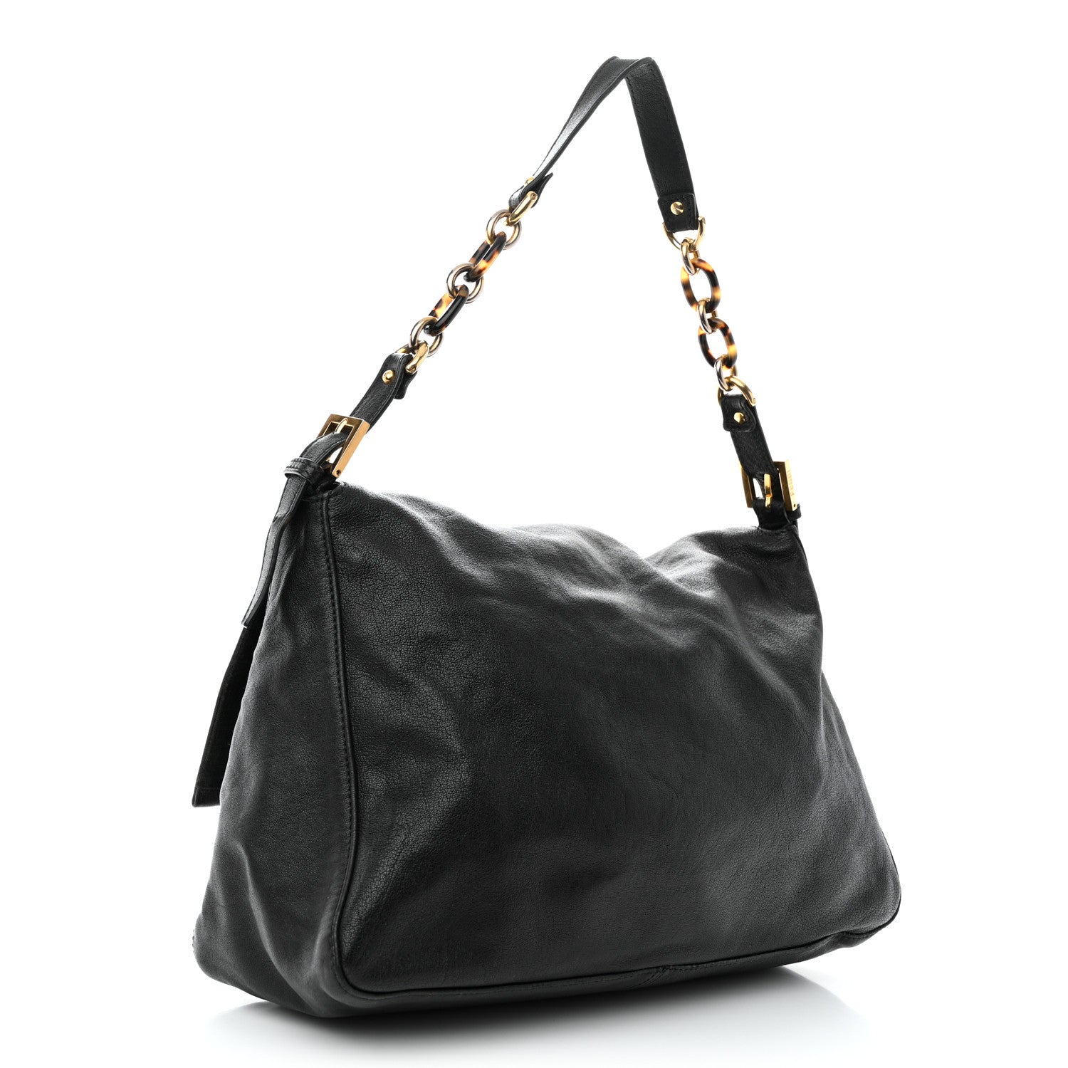 Fendi Vitello Savana Big Forever Mama Baguette Dark Brown 3 of 12