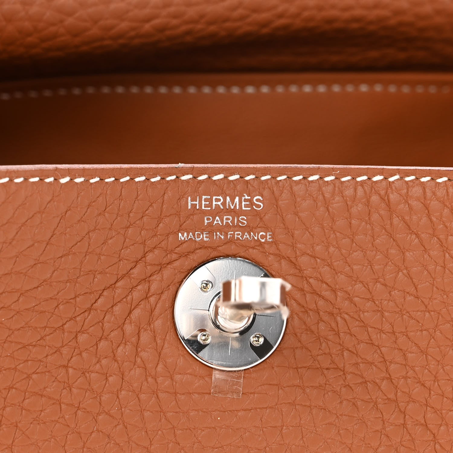 Hermes Taurillon Clemence Mini Lindy 20 Gold 5 of 9