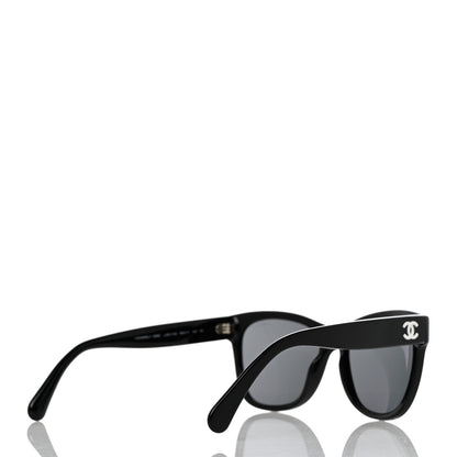 Chanel Acetate Square CC Sunglasses 5380 Black 4 of 8