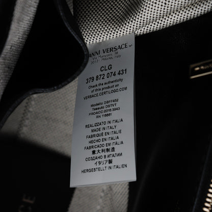 Versace Calfskin Medium Palazzo Empire Bag Black 7 of 7