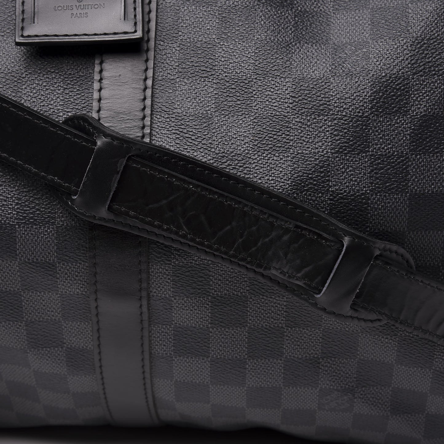 Damier Graphite Keepall Bandouliere 55