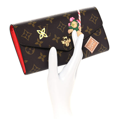 Louis Vuitton Monogram Candy Factory Sarah Wallet Candy Red 2 of 7
