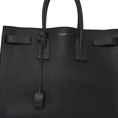 Saint Laurent Calfskin Large Sac de Jour Carryall Black 8 of 12