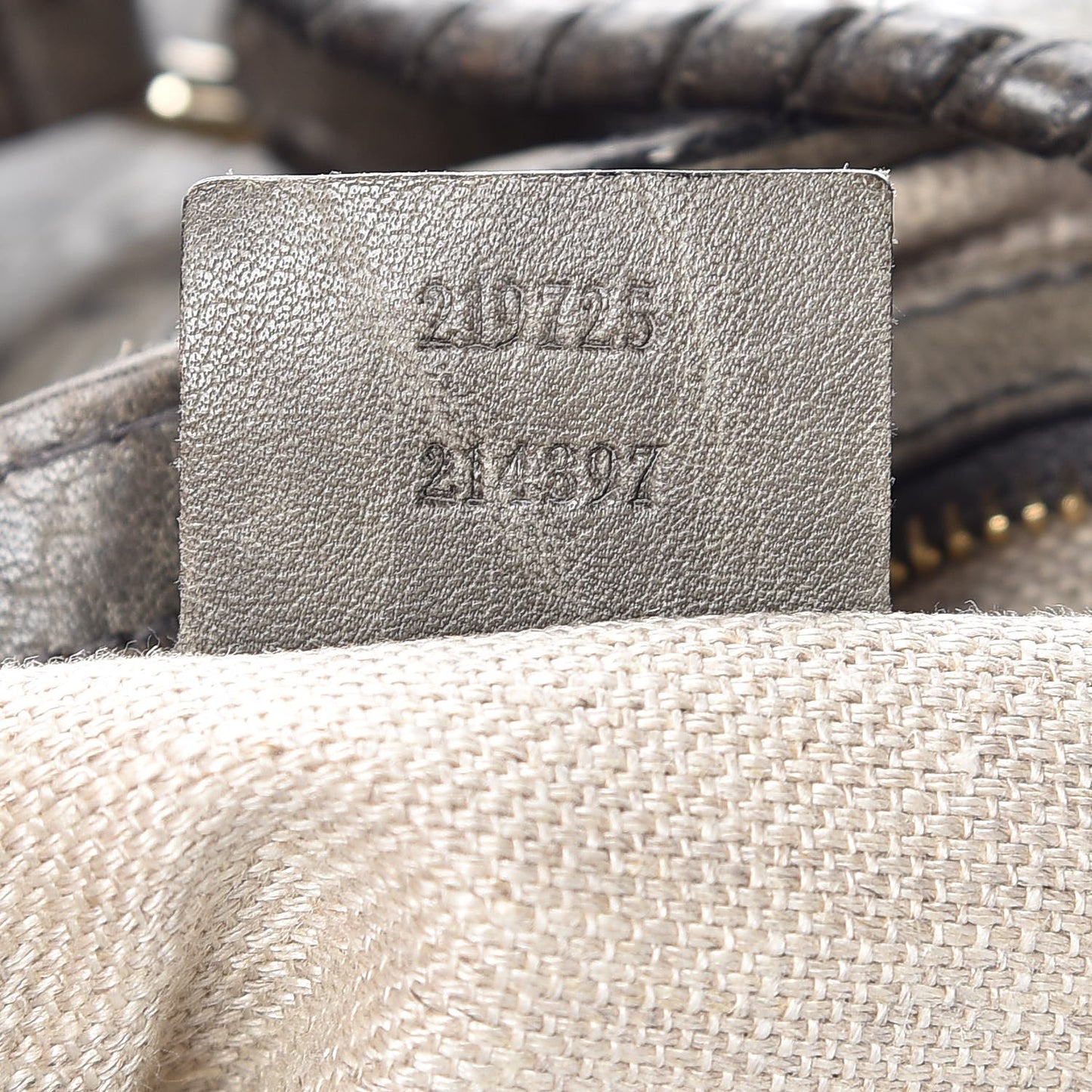 Guccissima Medium New Jackie Shoulder Bag Olive Green