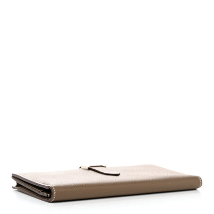 Hermes Epsom Bearn Gusset Wallet Etoupe 4 of 8