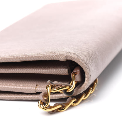Prada Saffiano Metal Oro Chain Wallet Cammeo 13 of 16