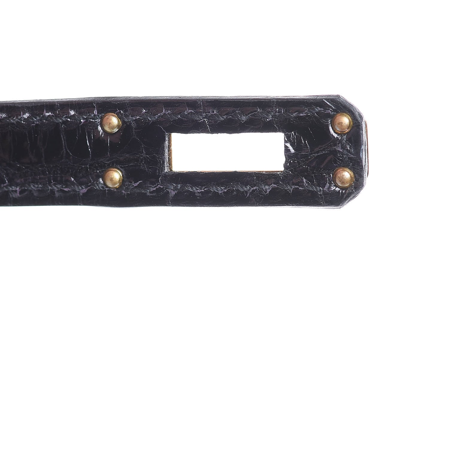 Hermes Shiny Alligator Mini Kelly Sellier 20 Black 26 of 37