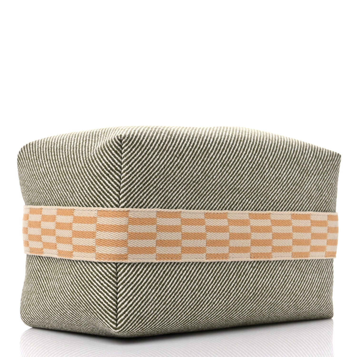 Hermes Wool Large Bride-A-Brac H Natte Pouch Vert Foret 4 of 9