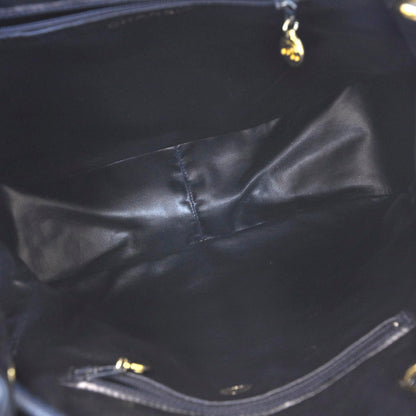 Chanel Caviar Quilted Backpack Navy Blue 7 of 10