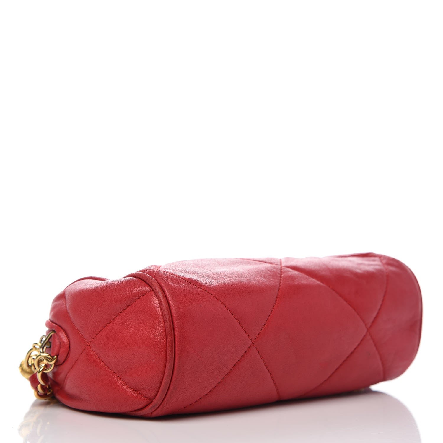 Chanel Lambskin Quilted Small Tassel Camera Case Red 4 of 11