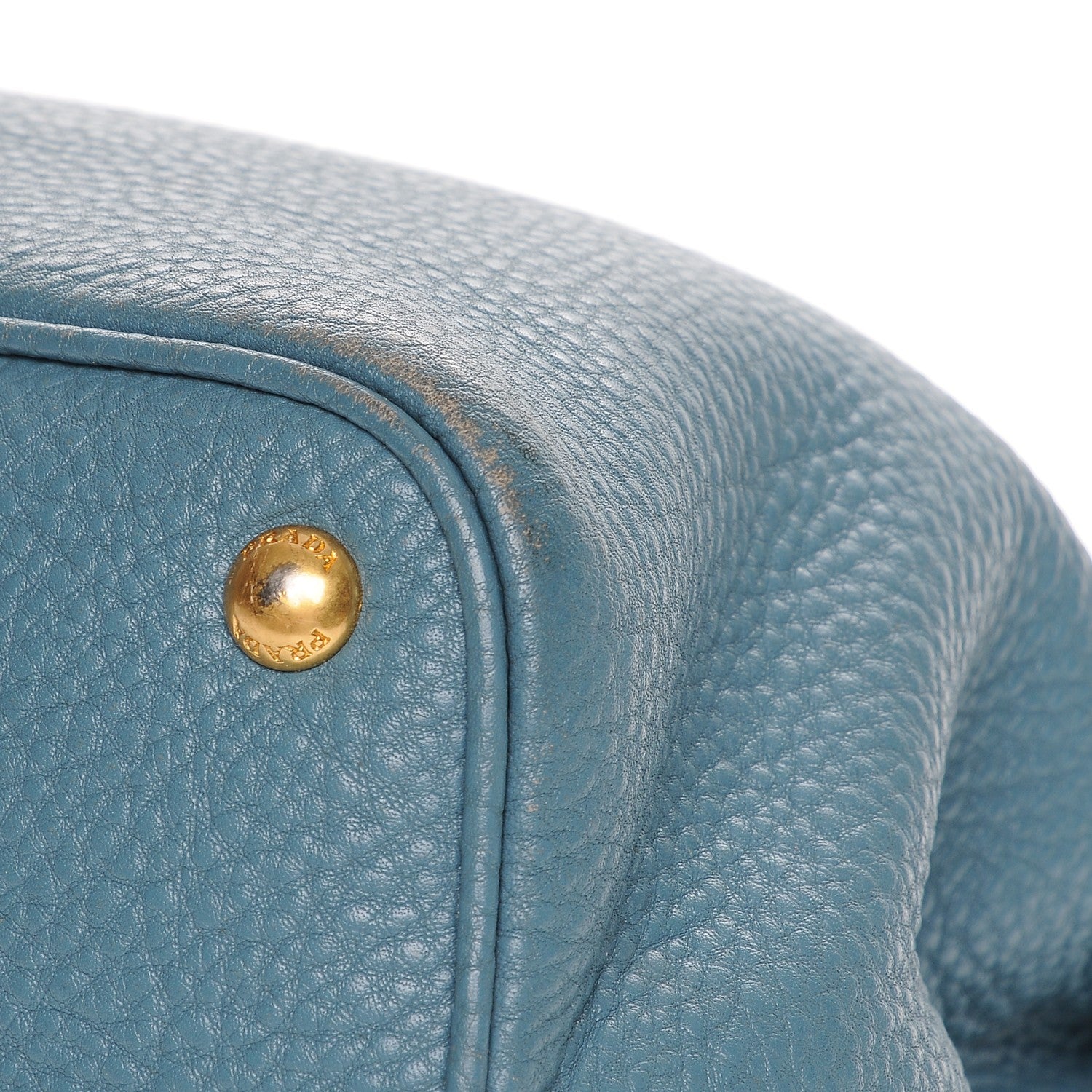Prada Vitello Daino Shopping Tote Marine 14 of 16