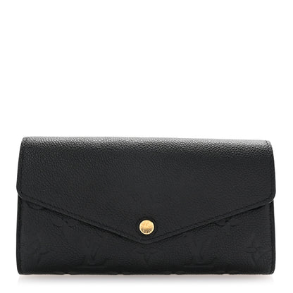 Louis Vuitton Empreinte Sarah Wallet NM Black 1 of 7