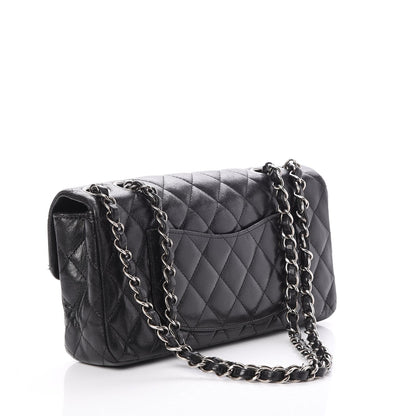 Chanel Calfskin Quilted Hybrid Reissue East West Flap Black 3 of 7