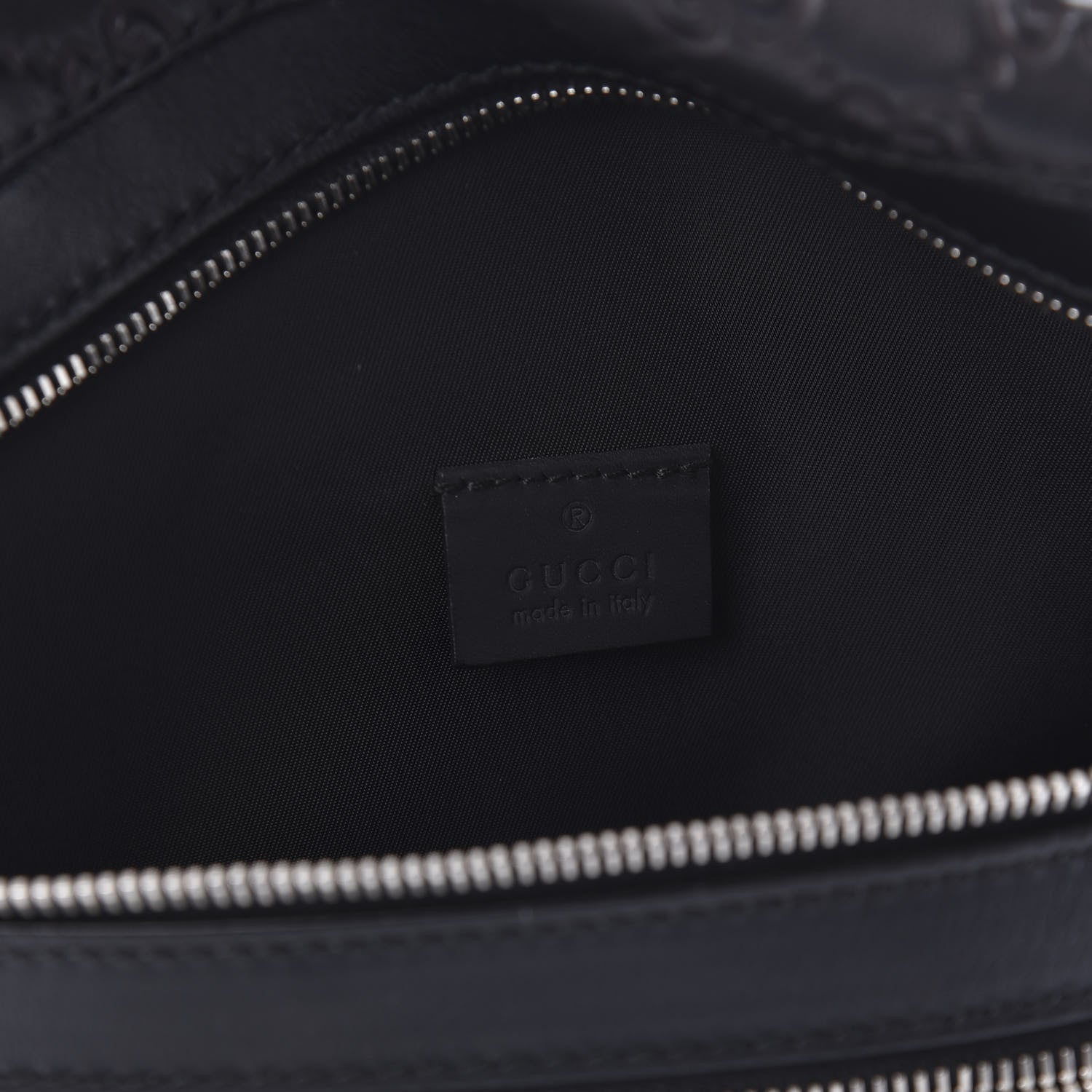 Gucci Guccissima Web Belt Bag Black 8 of 10