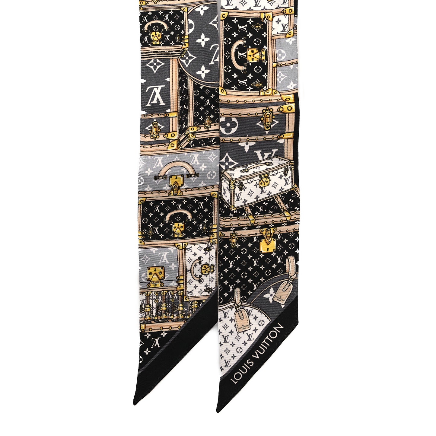 Silk Monogram Let's Go BB Bandeau Black