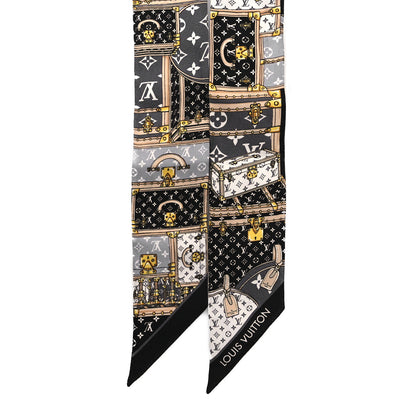 Louis Vuitton Silk Monogram Let's Go BB Bandeau Black 2 of 3
