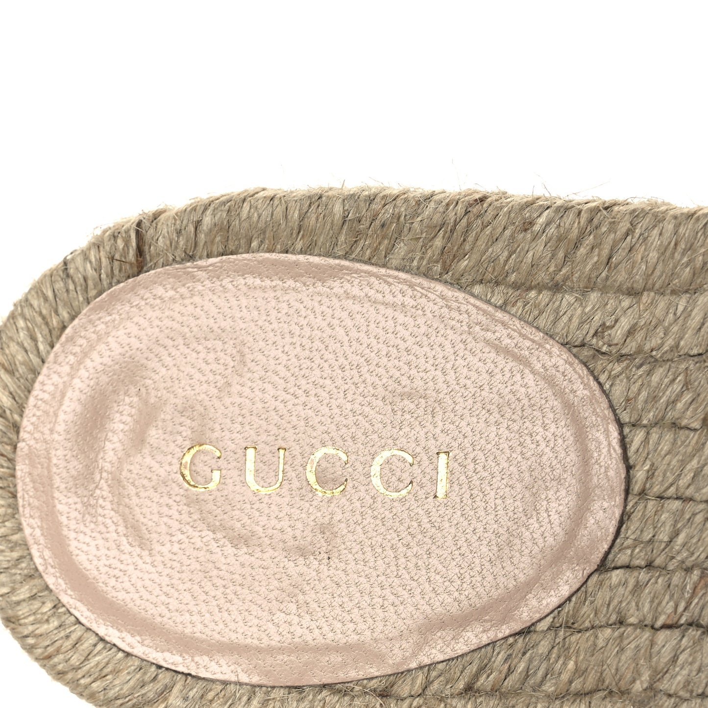 Linen Psychedelic Mini GG Espadrille Slide Sandals 39 Multicolor