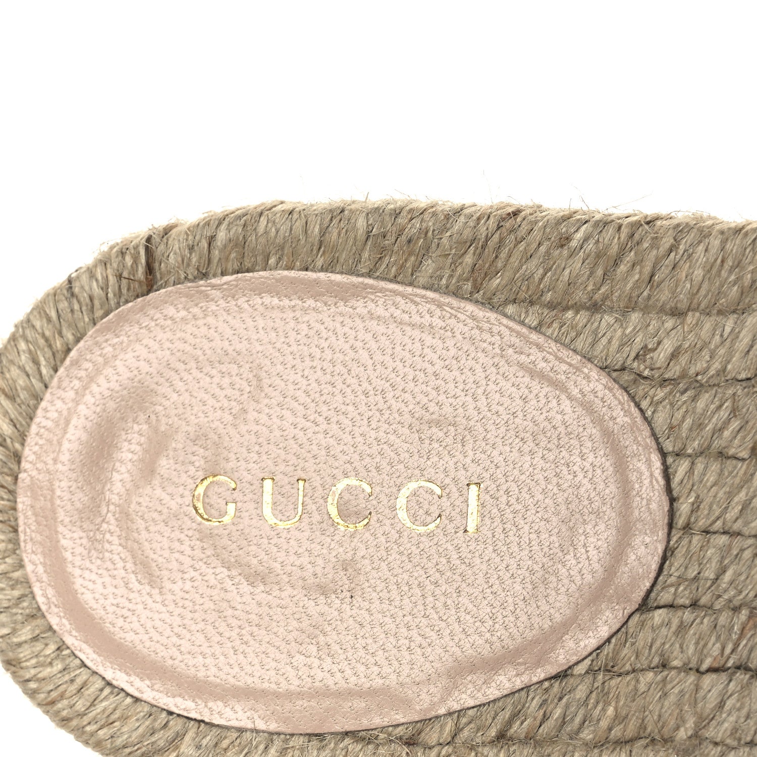Gucci Linen Psychedelic Mini GG Espadrille Slide Sandals 39 Multicolor 9 of 11
