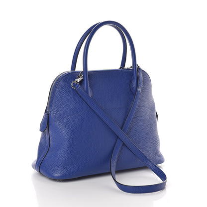 Hermes Taurillon Clemence Bolide 31 Bleu Electrique 2 of 9