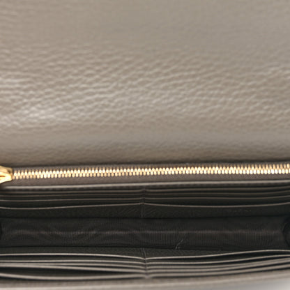 Gucci Dollar Calfskin Interlocking G Chain Wallet Loess 6 of 10
