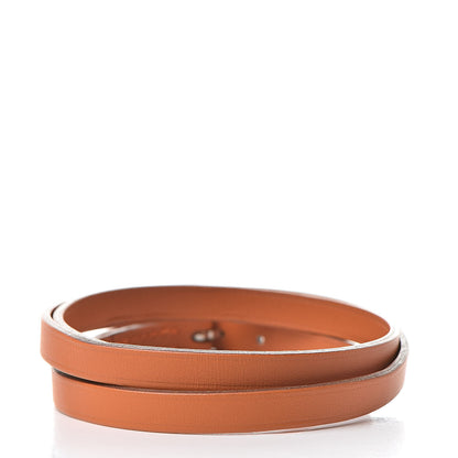 Hermes Swift Behapi Double Tour Bracelet M Orange 3 of 7