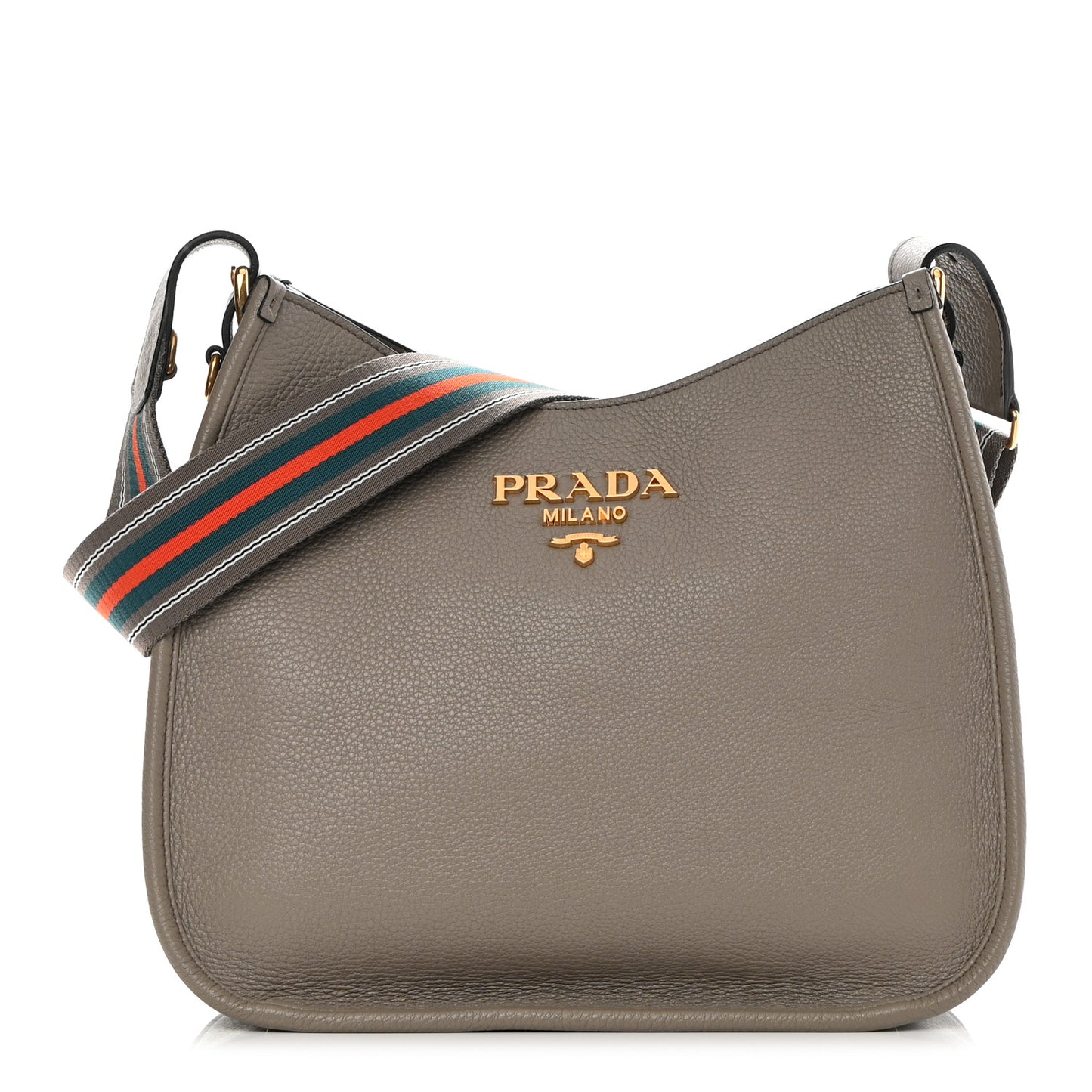Vitello Daino Hobo Messenger Bag Argilla
