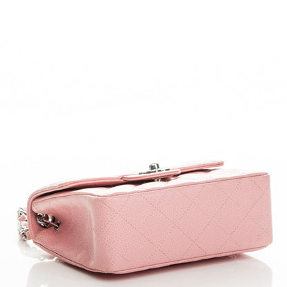 Chanel Caviar Quilted Mini Square Flap Pink 4 of 7